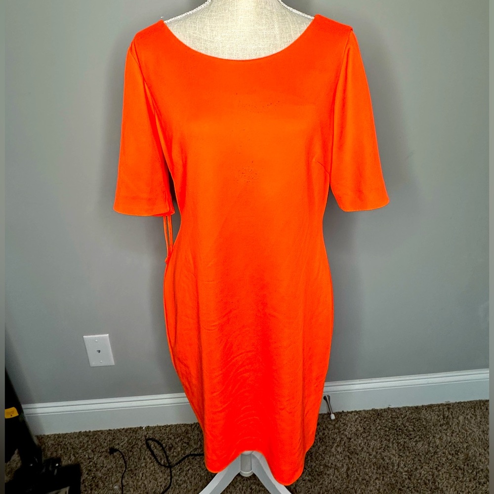Neon dress.